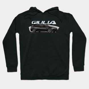 Alfa Romeo Giulia Quadrifoglio black Hoodie